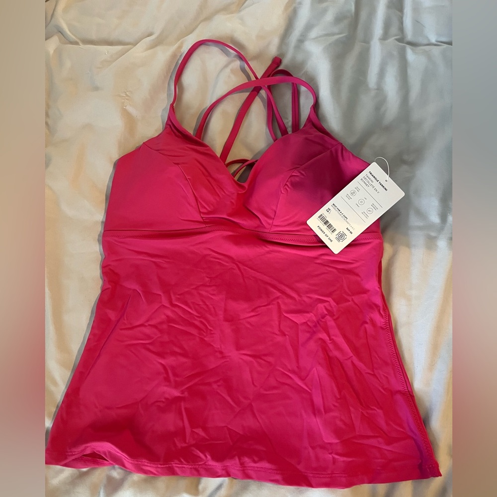 NWT Athleta Pink Triangle Tankini